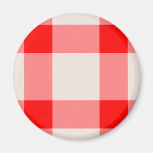 Röd och vit bakgrund magnet