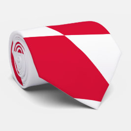 Röd och vit bavaria Diamond Flagga Mönster Slips