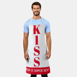 röd och vit Behålla IT Toppen Sexy KISS