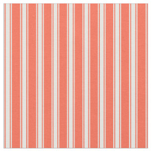 Röd och vit Färgad stripe/länt Mönster Tyg
