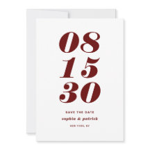 Röd och vit fetkursiv stil, modern