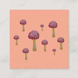 Röd och vit fläckig svamp tilläggskort