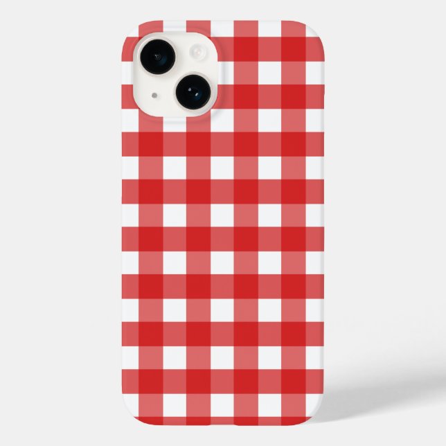 Röd och vit gingham (Baksida)