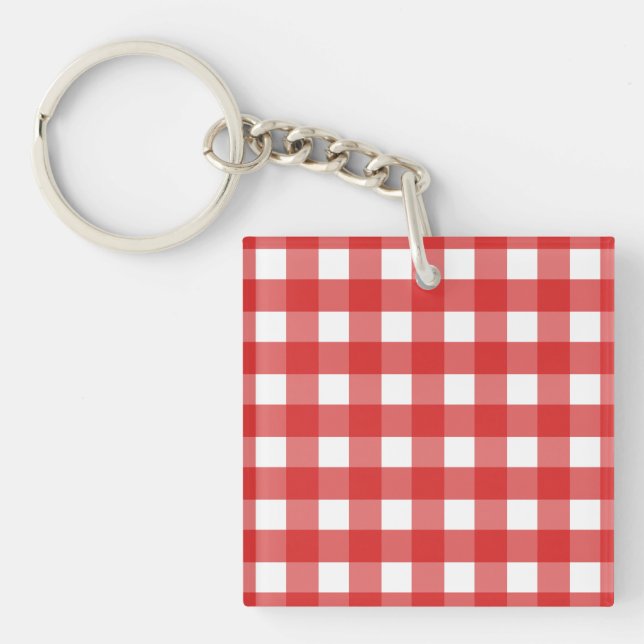 Röd och vit gingham (Framsidan)