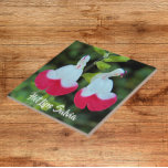 Röd och vit Hett Läppar Salvia Blommigt Kakelplatta<br><div class="desc">Keramiskt plattor med en fotobild av de små,  röda och vita blommorna från Hett Läppar Salvia,  även kallat Littleleaf Sage. En underbar,  blommigt design! Markera din ruta storlek. Gör en underbar kökstrivet!</div>