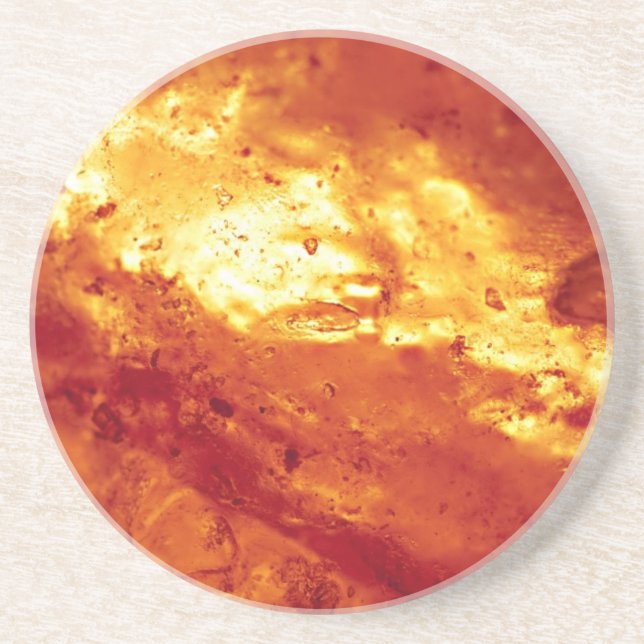 Röd och vit hoad Lava Underlägg (Framsidan)