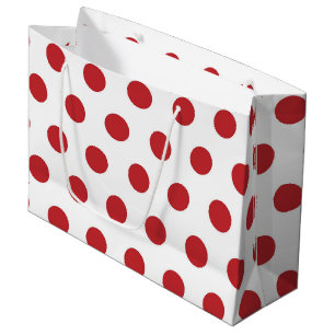 Röd och vit jul, Thed Polka dots Mönster