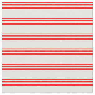 Röd och vit lutning/stripe Mönster Tyg
