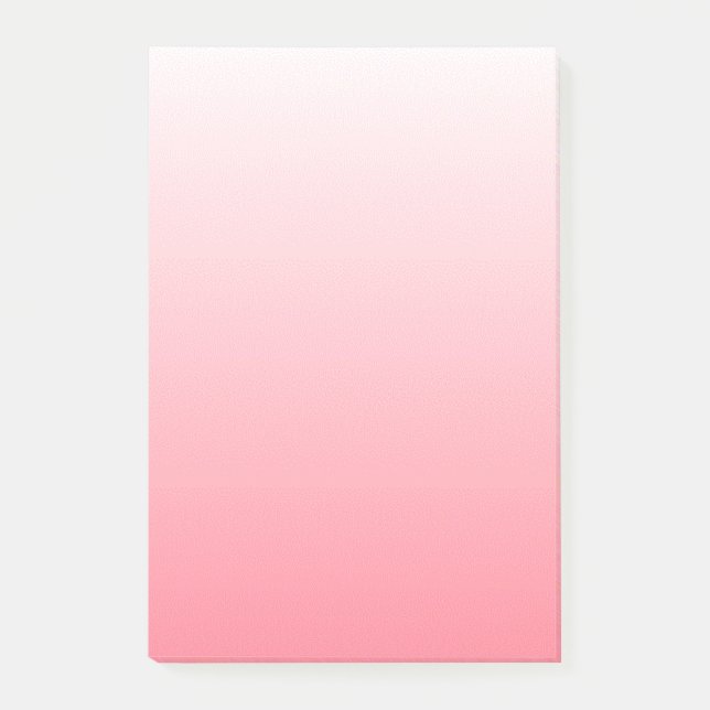 Röd och vit övertoning post-it block (Framsida)