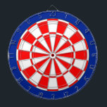 Röd och vit på blå darttavla<br><div class="desc">Röd och vit på blå Dart Board.</div>