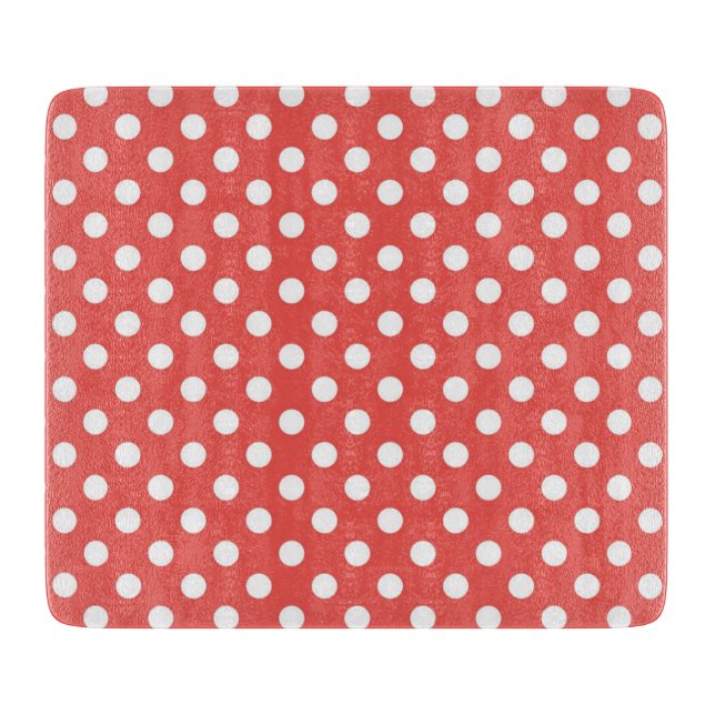 Röd och vit Polka dots (Framsidan)