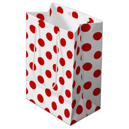Röd och vit polka dots