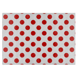 Röd och vit polka dots