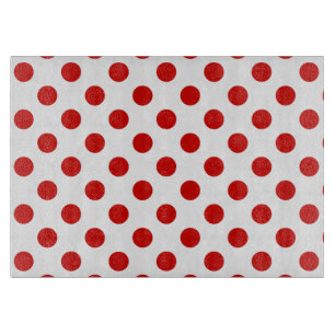 Röd och vit polka dots