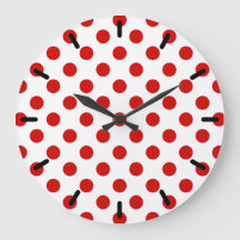 Röd och vit polka dots