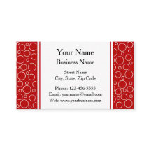 Röd och vit Polka dots