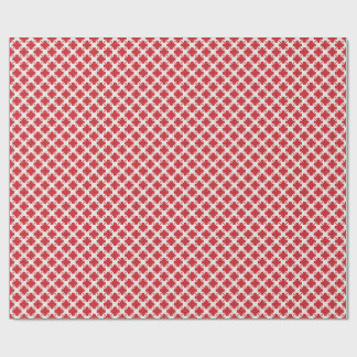 Röd och vit Shemagh Keffiyeh Eid presentförpacknin Presentpapper