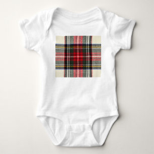 Röd och vit skotsk tartan plaid. t shirt