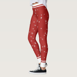 Röd och vit Stars och stripes Leggings