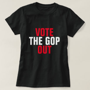 Röd och vit ut GOP T Shirt