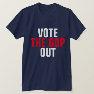 Röd och vit ut GOP T Shirt