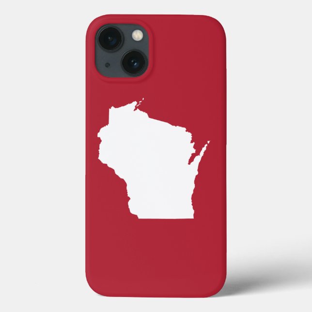Röd och vit Wisconsin (Baksida)