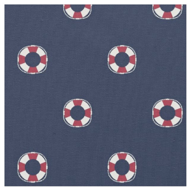 Röd och vitbojmönster tyg (Närbild)