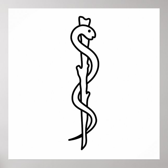 Rod of Asclepius Poster (Framsidan)