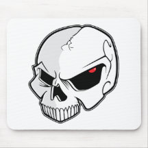 Röd ögonglobskalle för ont blod