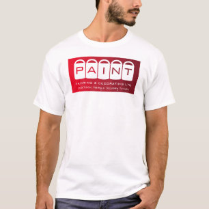 Röd Ombre, Målarburkar, Målare & Dekoratör T Shirt