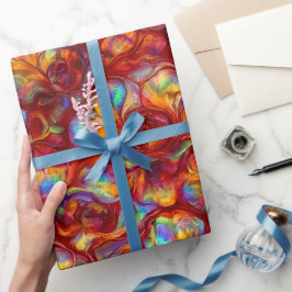 Röd Opal-gåva Presentpapper