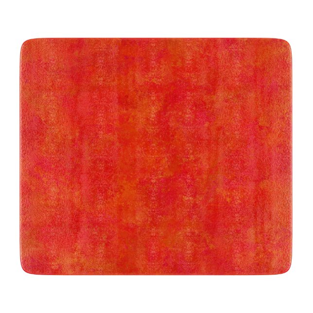 Röd Orange Abstrakt Mönster (Framsidan)