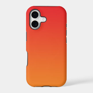 Röd Orange Gradient Ombre Minimalistisk Modern