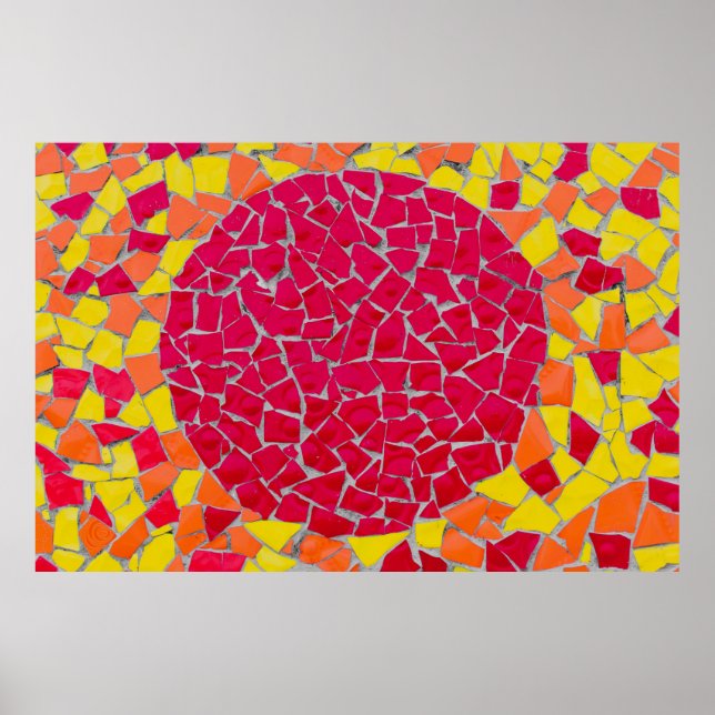 Röd, orange och gult poster (Framsidan)