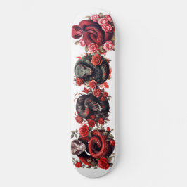 Röd Orm Mini Skateboard Bräda 18,5 Cm