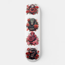 Röd Orm Mini Skateboard Bräda 18,5 Cm