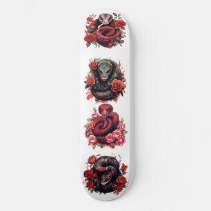 Röd Orm Mini Skateboard Bräda 18,5 Cm