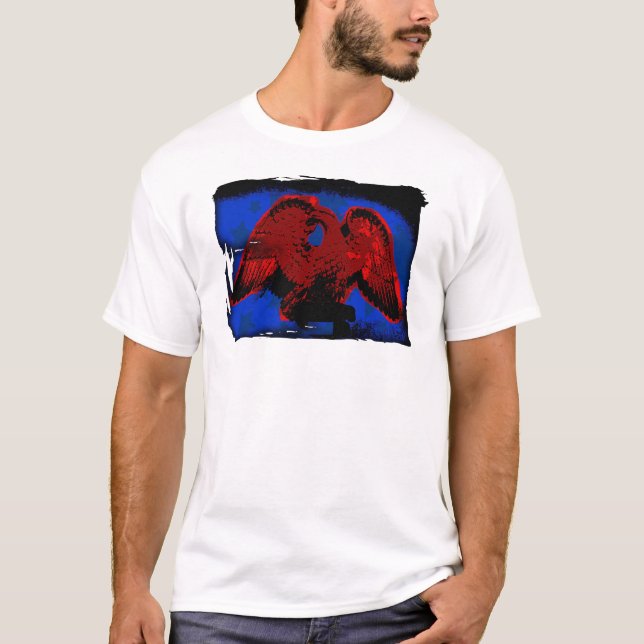 röd örn tee (Framsida)
