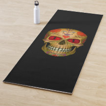 Röd ört socker Skull Zombie