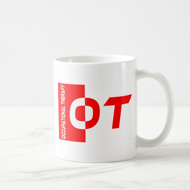 röd ot kaffemugg (Höger)
