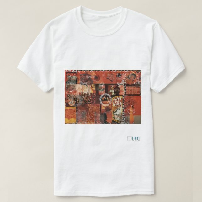 Röd överallt Fram T-Shirt (Design framsida)