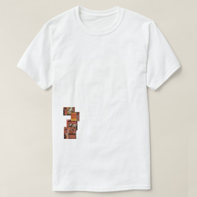 Röd överallt hem 1 t shirt (Design framsida)