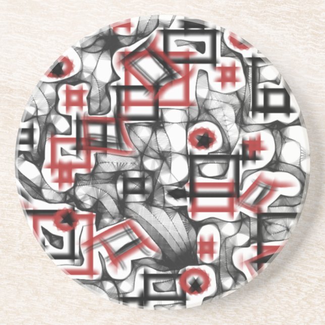 Röd överallt underlägg sandsten (Framsidan)