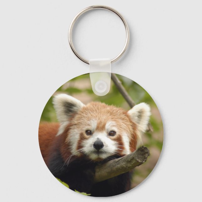 röd-panda-005 nyckelring (Framsida)