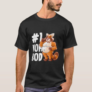 Röd Panda Björn Mamma Bästa Mamma Kropp Mamma Mamm T Shirt