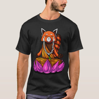 Röd Panda Björn Meditation T Shirt