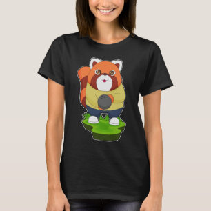 Röd Panda Bowling Bowling Bostäder T Shirt
