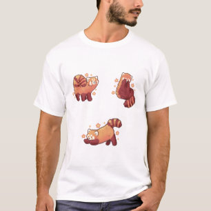 Röd panda Delight � Cute Animal Art T Shirt