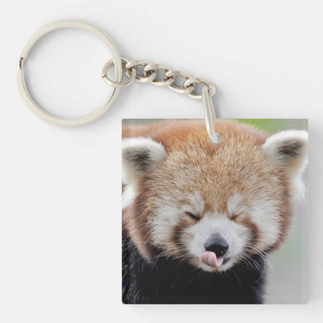 Röd panda för fotboll. (Framsidan)