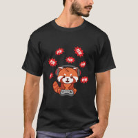 Röd Panda Gamer Video-spel